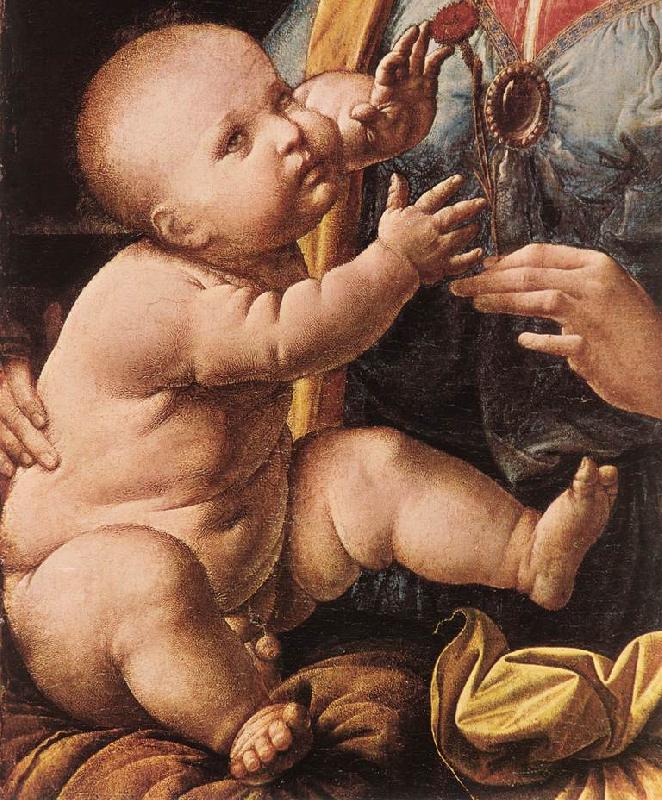 LEONARDO da Vinci The Madonna of the Carnation  g Germany oil painting art